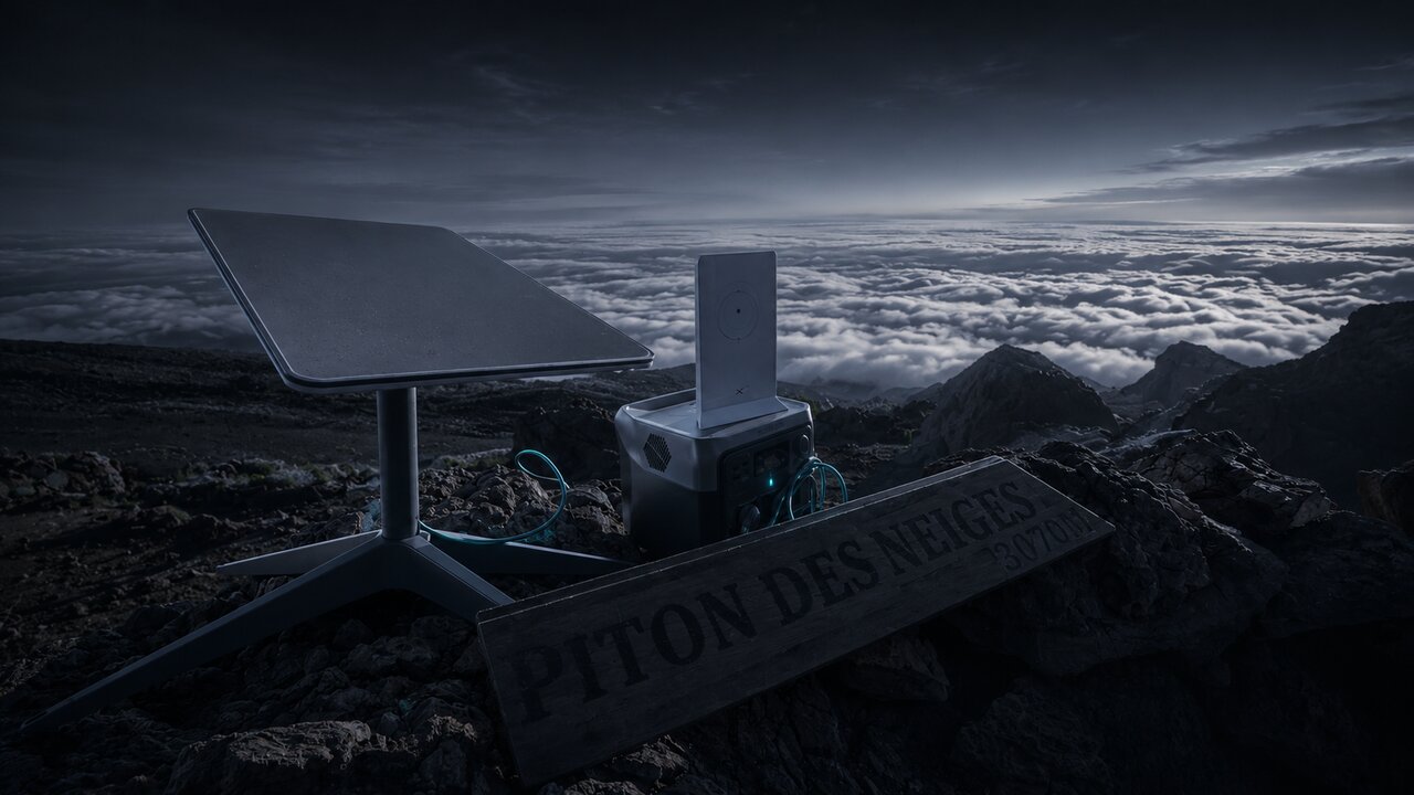 Antenne Starlink à La Réunion